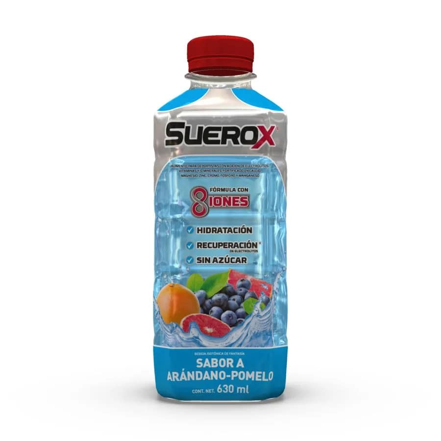 Suerox Bebida Hidratante Sabor Arándano-pomelo 630ml