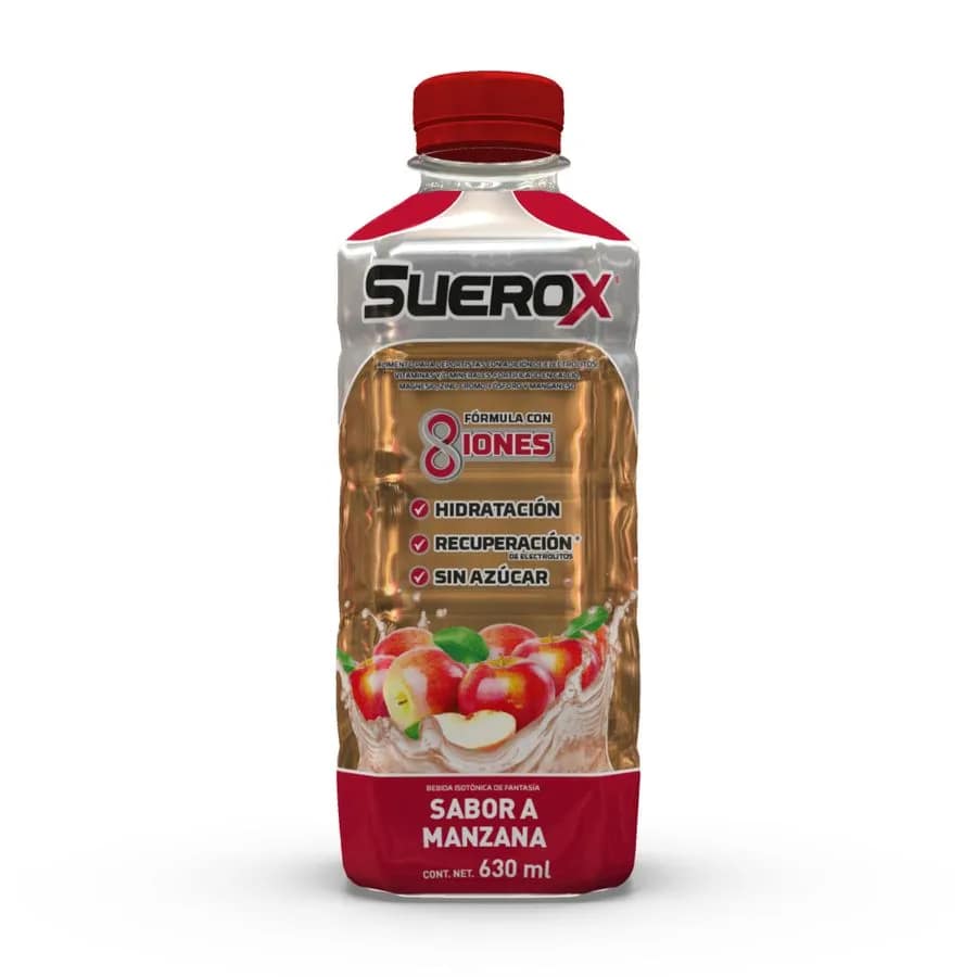 Suerox Bebida Hidratante Sabor Manzana 630ml