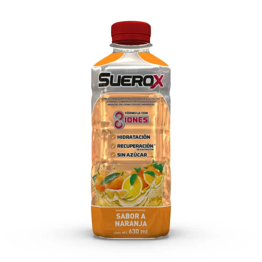 Suerox Bebida Hidratante Sabor Naranja 630ml