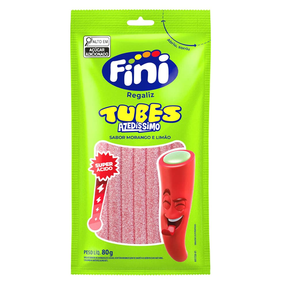 Fini Tubos Super Acidos 80 Grs